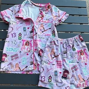 Girls Taylor swift pajamas set